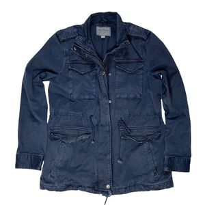 Lucky Brand Utility Jacket Women Size S Navy Blue *Gently Used Condition*